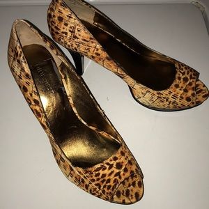 Nine West Open Toe Heels 8M